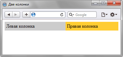 Колонки разного цвета